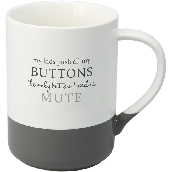 pavilion gift company Mute Button 18 oz Mug