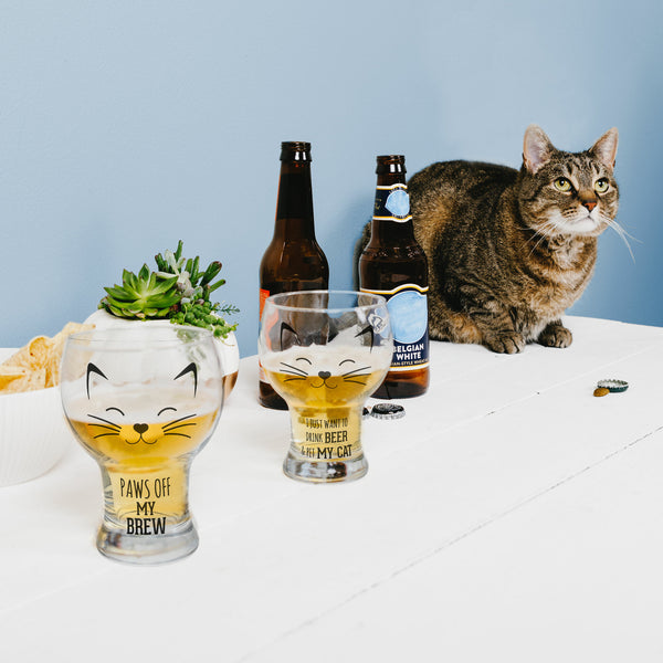 Pavilion Gift Company My Cat 15 Oz Pilsner Glass