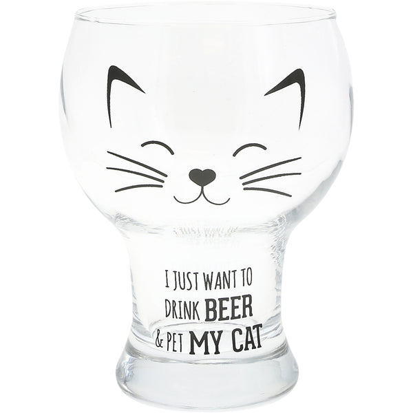 pavilion gift company My Cat 15 oz Pilsner Glass