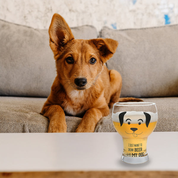Pavilion Gift Company My Dog 15 Oz Pilsner Glass
