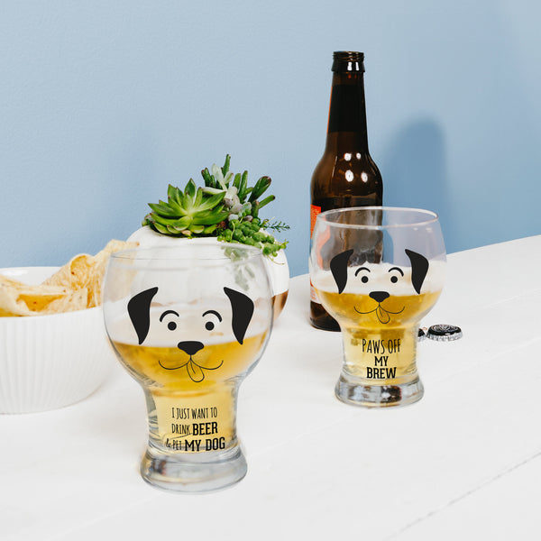 Pavilion Gift Company My Dog 15 Oz Pilsner Glass