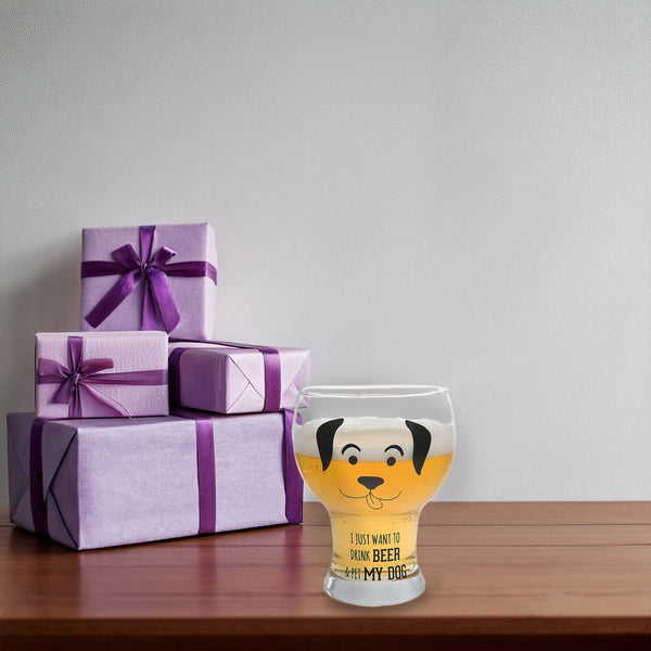 Pavilion Gift Company My Dog 15 Oz Pilsner Glass