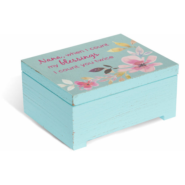 pavilion gift company Nana 3.75" x 3" Keepsake Box