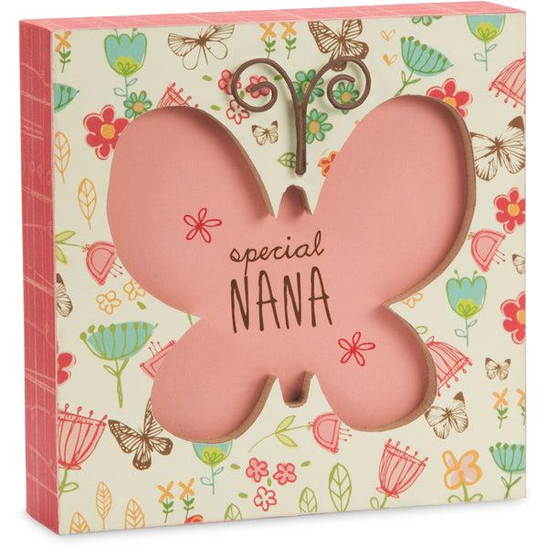 pavilion gift company Nana 4.5" x 4.5" Plaque
