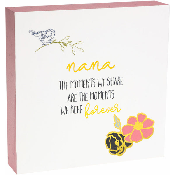pavilion gift company Nana 4.5" x 4.5" Plaque