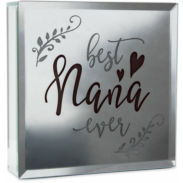 Pavilion Gift Company Nana 6" Lit-Mirrored Plaque