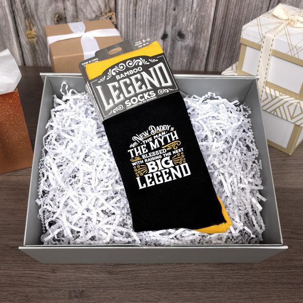 Pavilion Gift Company New Daddy Bamboo Crew Socks