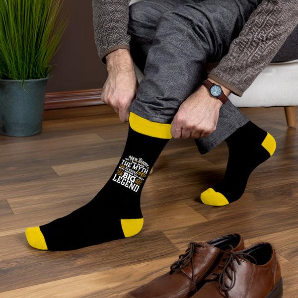 Pavilion Gift Company New Daddy Bamboo Crew Socks