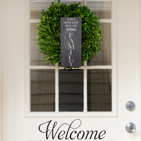 Pavilion Gift Company Normal Family 5" X 12" Plaque