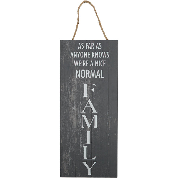 pavilion gift company Normal Family 5" x 12" Plaque