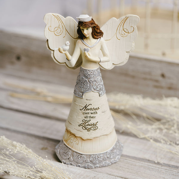 Pavilion Gift Company Nurse 6" Angel Holding Dove