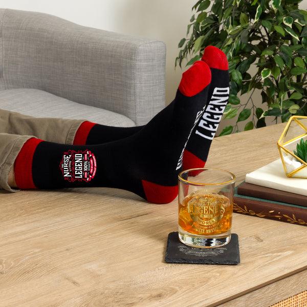 Pavilion Gift Company Nurse Bamboo Crew Socks