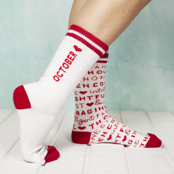 Pavilion Gift Company October M/L Unisex Crew Sock