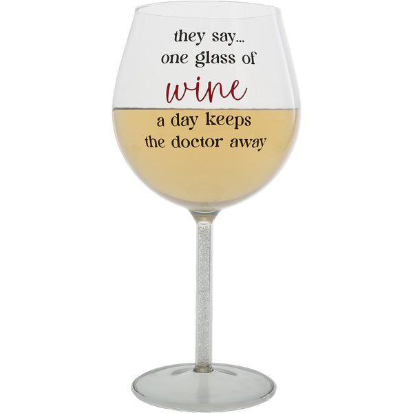 pavilion gift company One Glass 32 oz Wine Glass