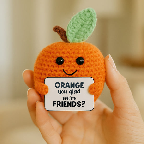 Pavilion Gift Company Orange Crocheted Mini