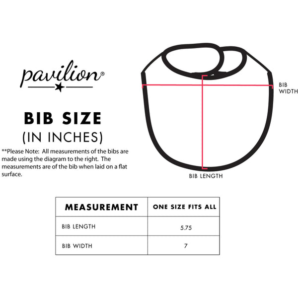 Pavilion Gift Company Orange Raccoon Baby Bib