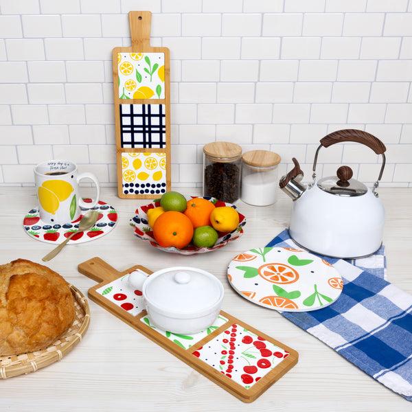 Pavilion Gift Company Oranges 7.75" Ceramic Trivet