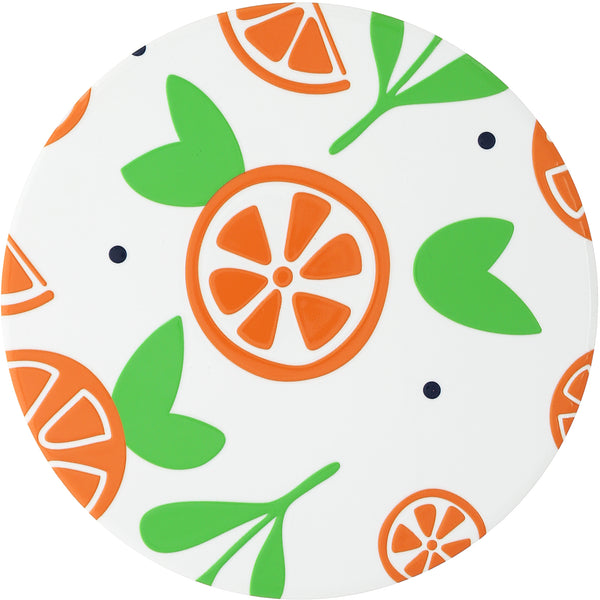 pavilion gift company Oranges 7.75" Ceramic Trivet
