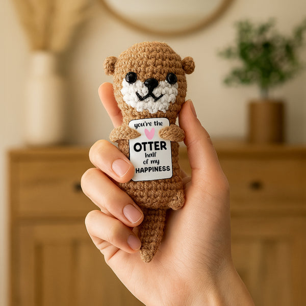 Pavilion Gift Company Otter Crocheted Mini