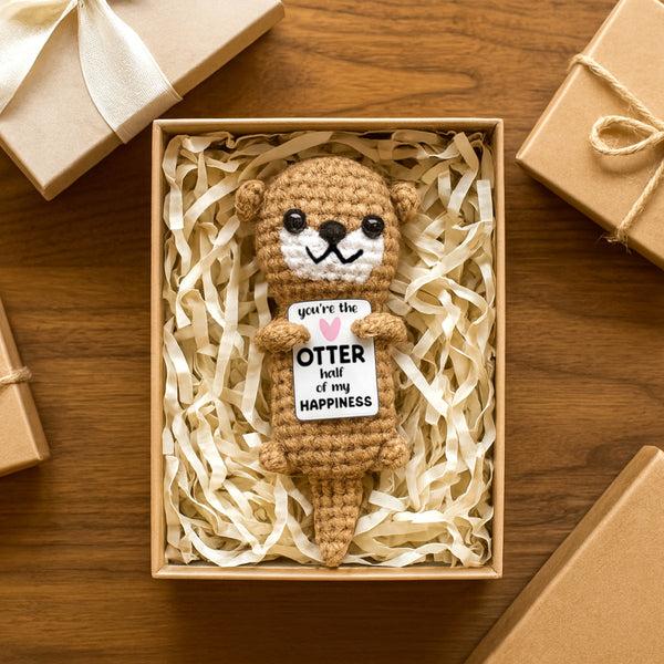 Pavilion Gift Company Otter Crocheted Mini