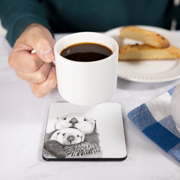 Pavilion Gift Company Otters 4.25" Coaster