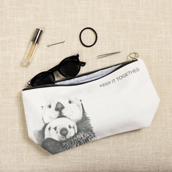 Pavilion Gift Company Otters Zippered Pouch