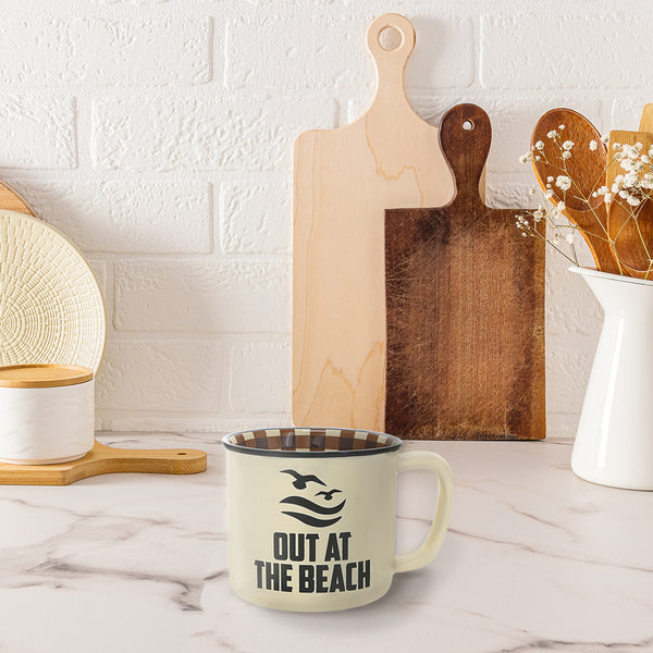 Pavilion Gift Company Out At The Beach 18 Oz Mug