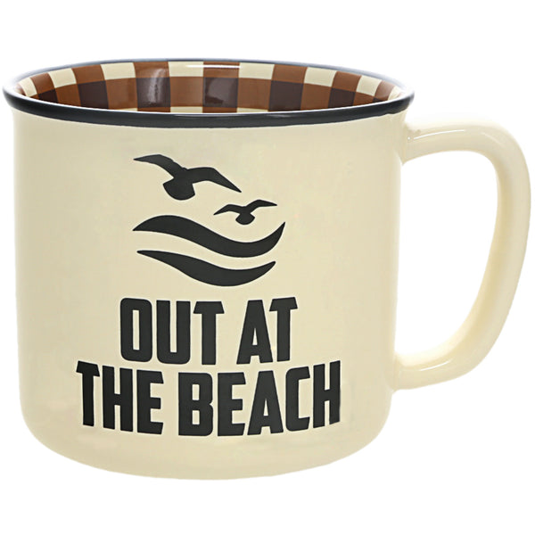 pavilion gift company Out at the Beach 18 oz Mug