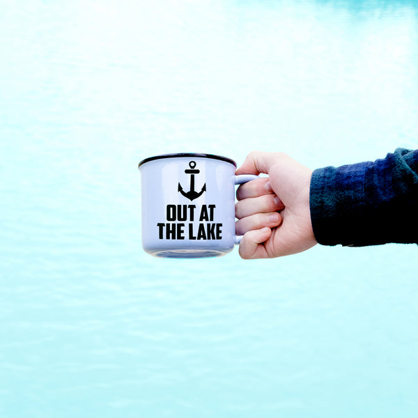 Pavilion Gift Company Out At The Lake 18 Oz Mug