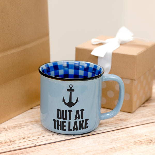 Pavilion Gift Company Out At The Lake 18 Oz Mug