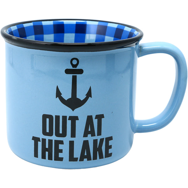 pavilion gift company Out at the Lake 18 oz Mug