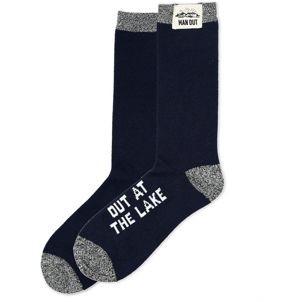 pavilion gift company Out at the Lake Men's Socks