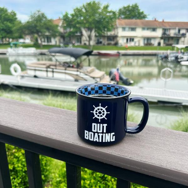Pavilion Gift Company Out Boating 18 Oz Mug