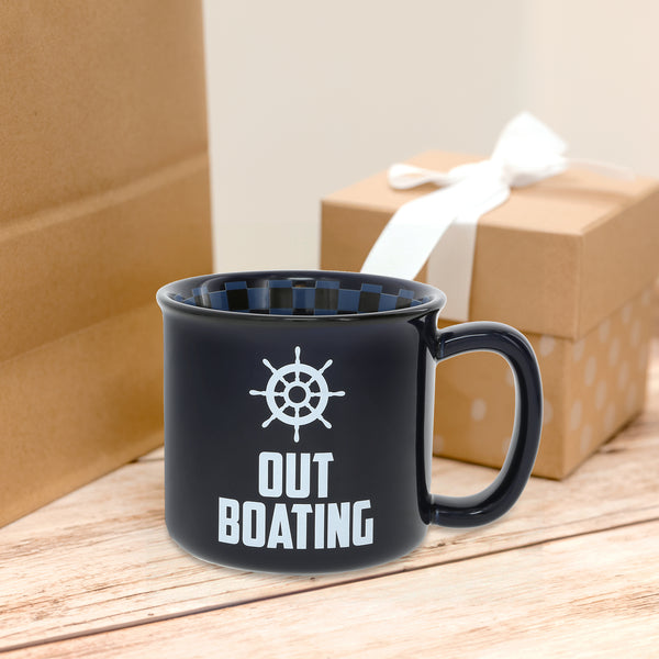 Pavilion Gift Company Out Boating 18 Oz Mug