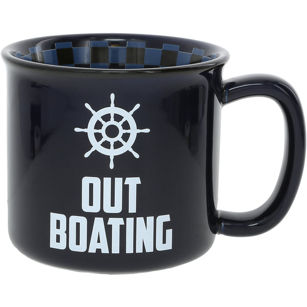 pavilion gift company Out Boating 18 oz Mug