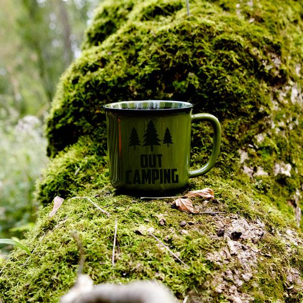 Pavilion Gift Company Out Camping 18 Oz Mug