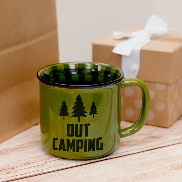 Pavilion Gift Company Out Camping 18 Oz Mug
