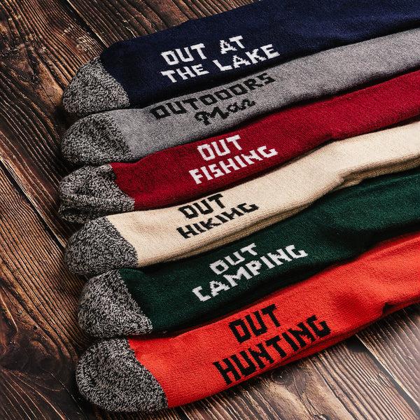 Pavilion Gift Company Out Camping Men's Socks