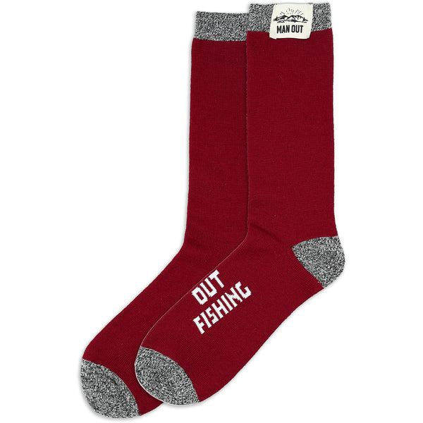 pavilion gift company Out Fishing Men's Socks
