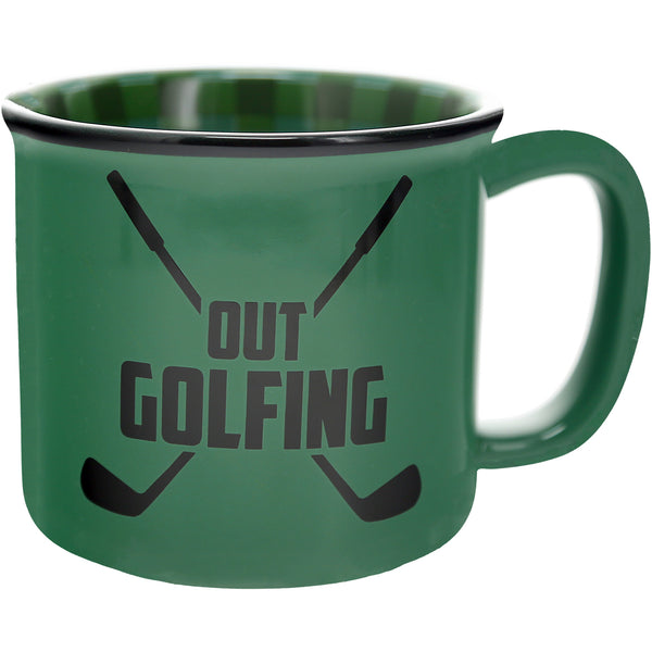 pavilion gift company Out Golfing 18 oz Mug