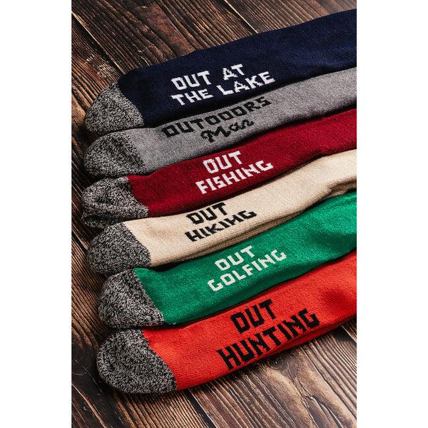 Pavilion Gift Company Out Golfing Men's Socks