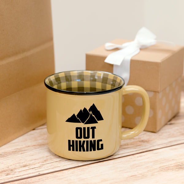 Pavilion Gift Company Out Hiking 18 Oz Mug