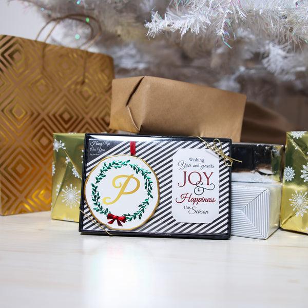 Pavilion Gift Company P 4" Monogram Ornament