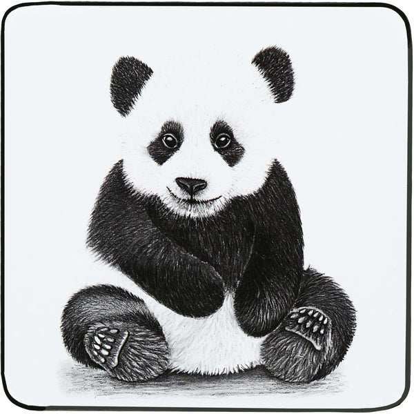 pavilion gift company Panda 4.25" Coaster