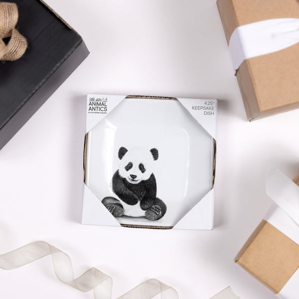 Pavilion Gift Company Panda 4.25" Keepsake Dish