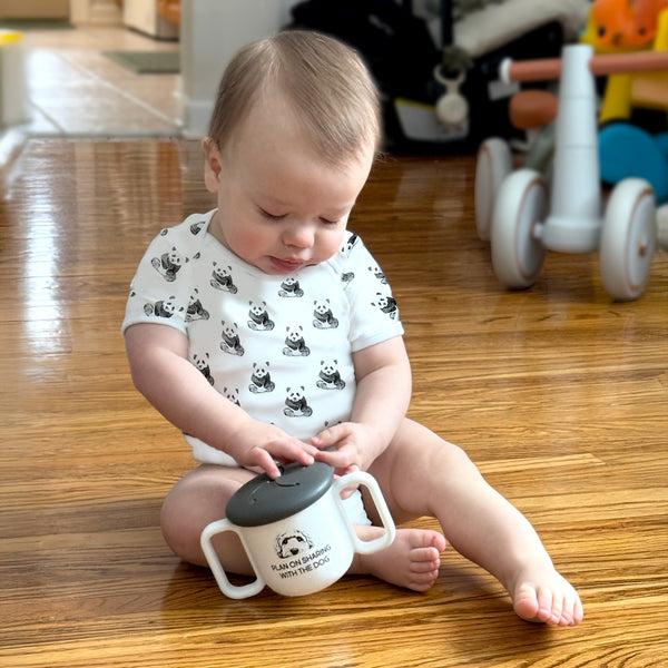 Pavilion Gift Company Pandas 0-6 Months Bodysuit