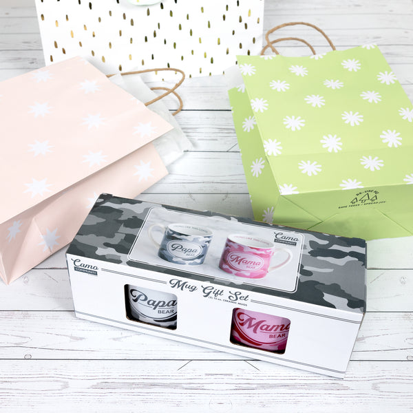 Pavilion Gift Company Papa & Mama Bear 15 Oz Mug Set