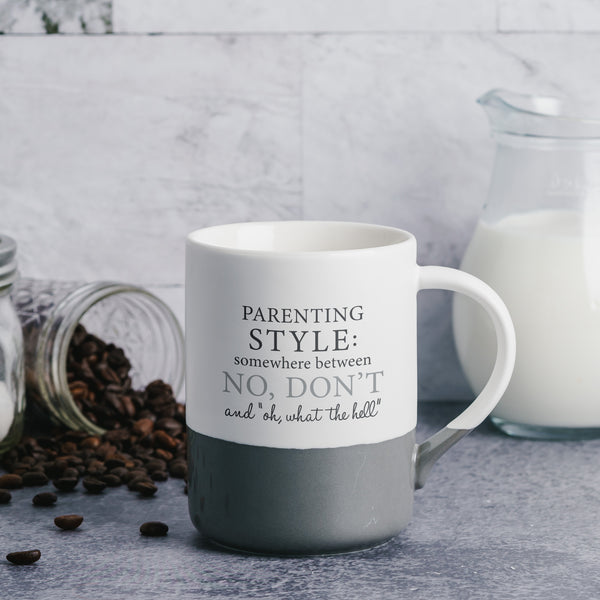 Pavilion Gift Company Parenting Style 18 Oz Mug