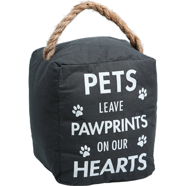 pavilion gift company Pawprints 5" x 6" Door Stopper