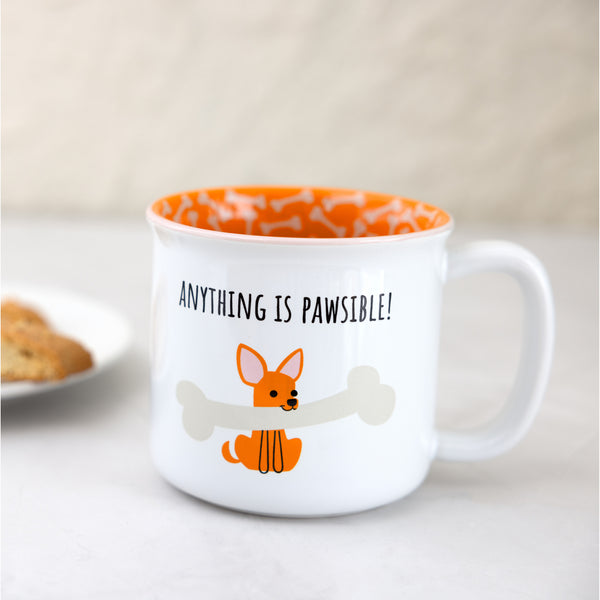 Pavilion Gift Company Pawsible 18 Oz Mug